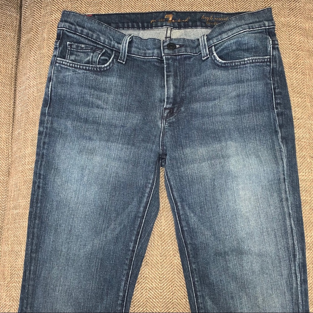 EUC 7 for all Mankind High Waist Boot Jean Size 30